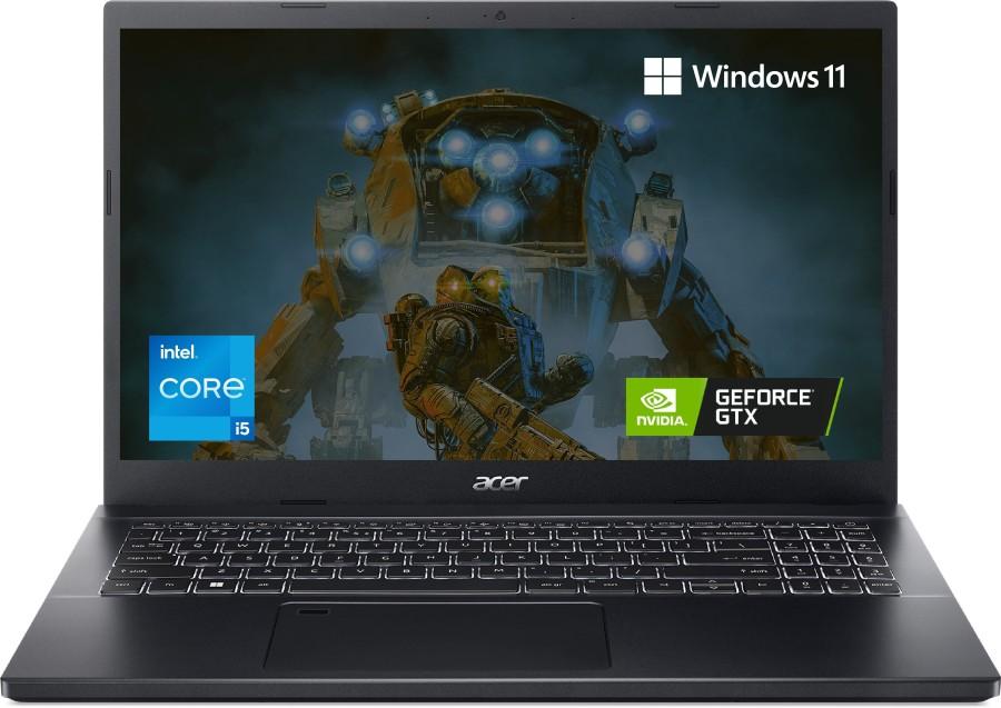 Acer Aspire 7 front view laptop for coding and GPU workloads in India